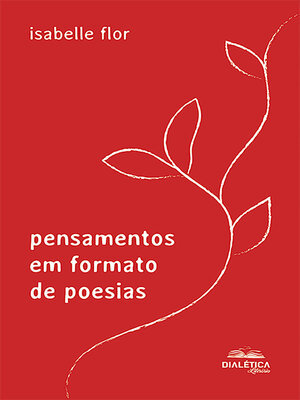 cover image of Pensamentos em formato de poesias